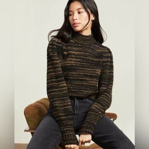 Veronica Beard Alston Mock Neck Sweater